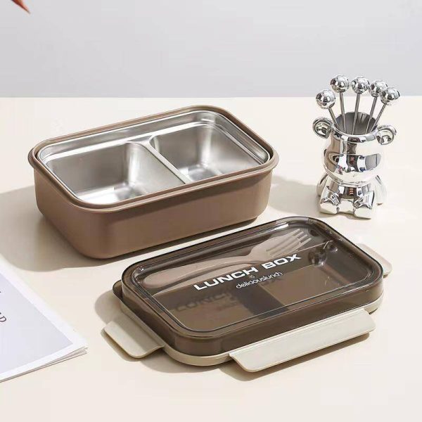 HC6529A-Bento Stainless Lunch Box Set with Utensils