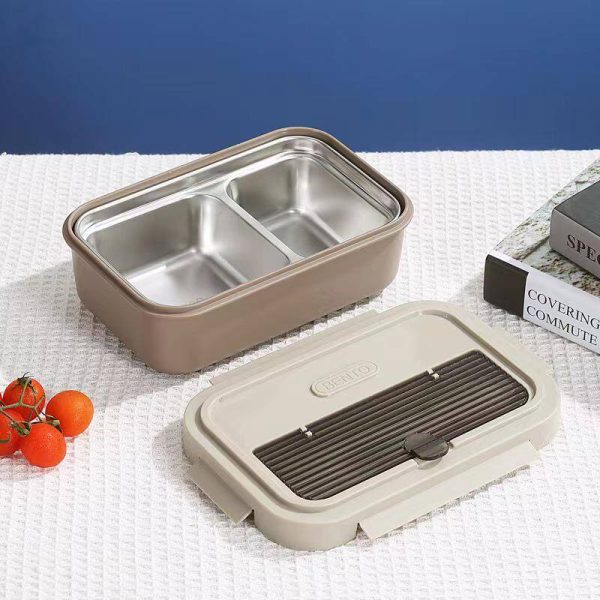 HC6541A-Stainless Leakproof Bento Lunch Box Set