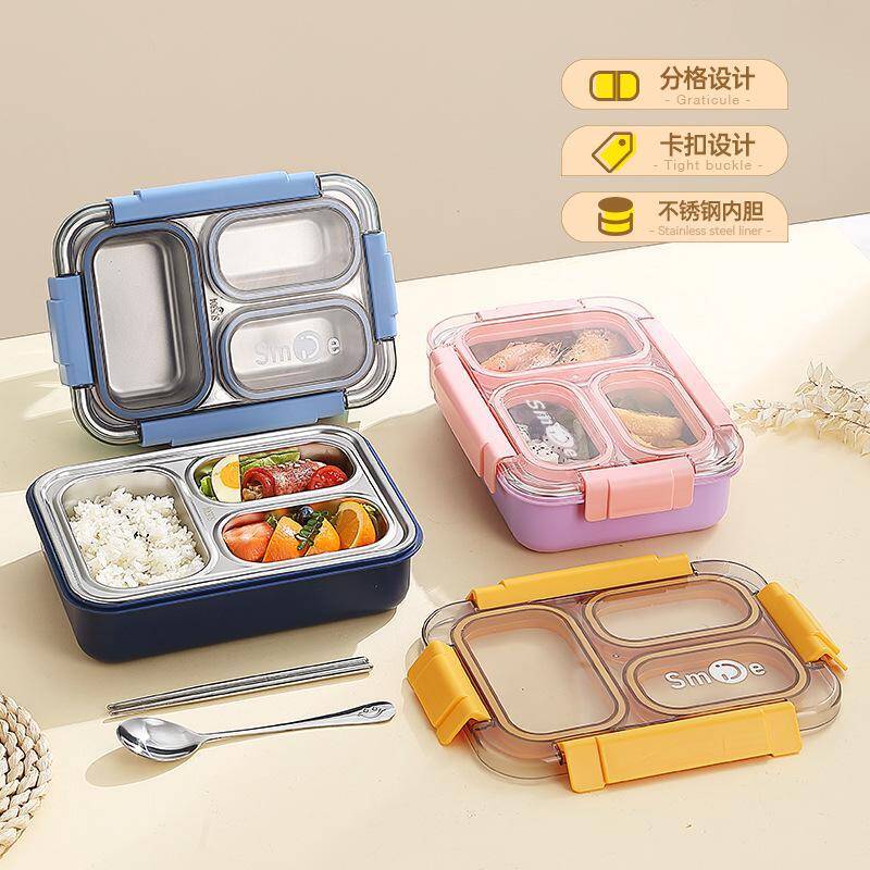 3-Compartment Lunch Box