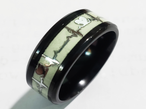 Luminous Titanium Steel Ring